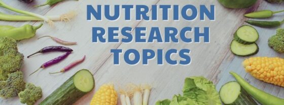 Nutrition and Dietetics Research Project Topics