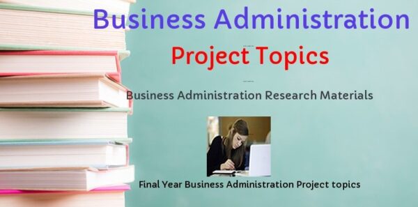 business administration project topics in kenya